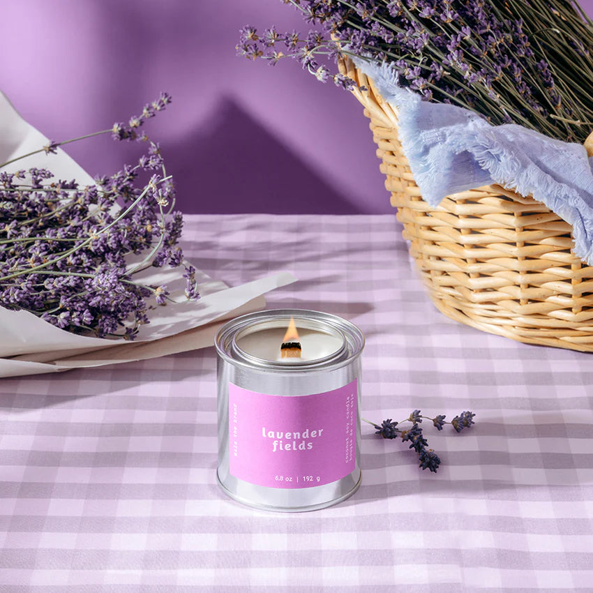 Lavender Fields Candle - Lavender + Vanilla + Sandalwood | Mala The Brand