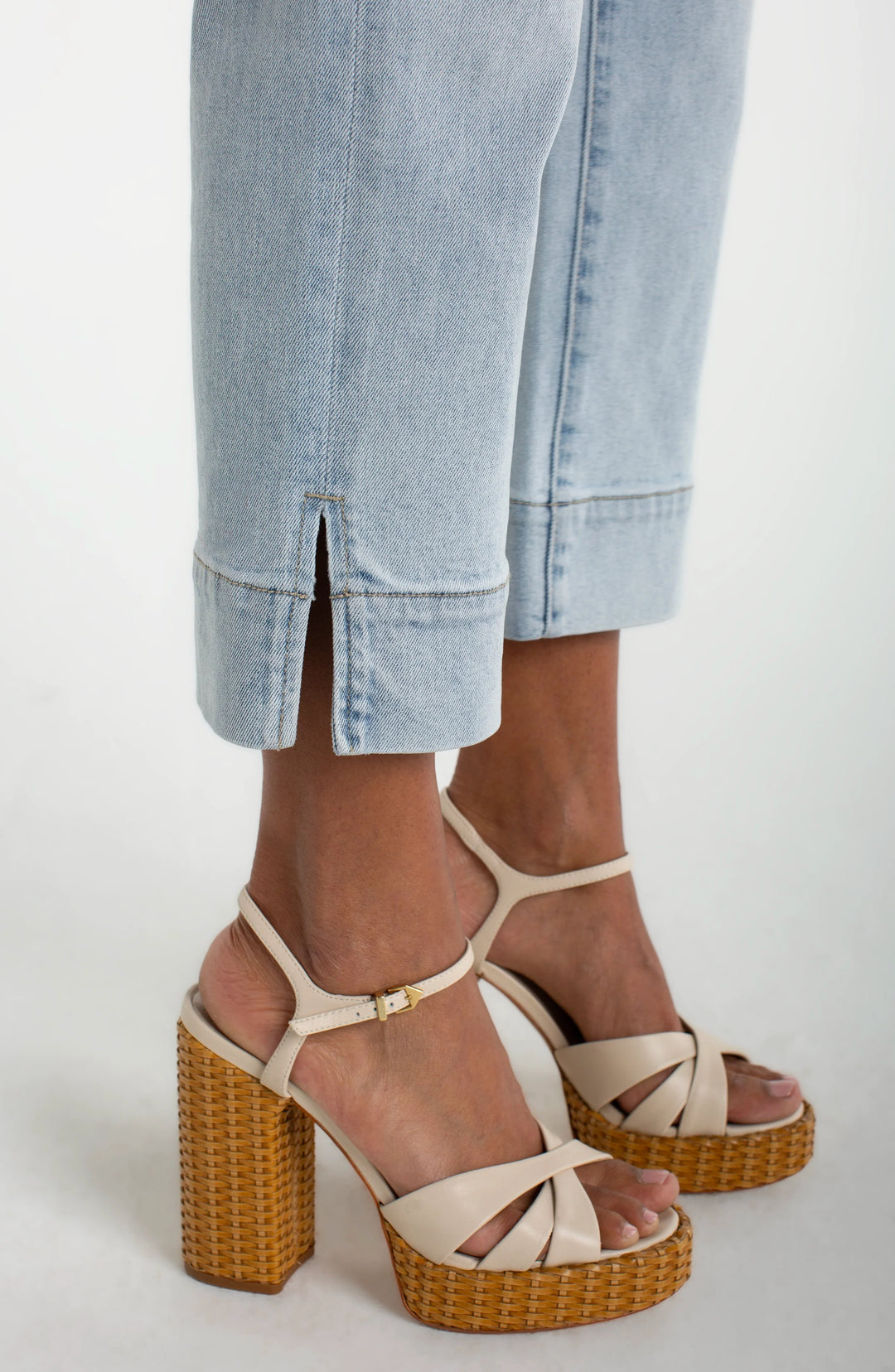 Kennedy Crop Straight with Slit Hem | Liverpool