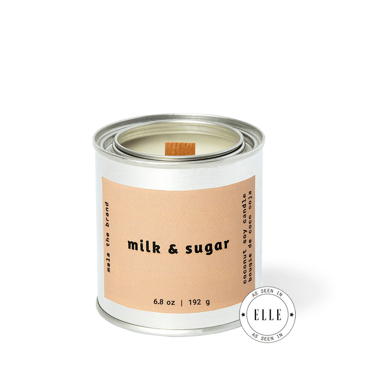 Milk and Sugar Candle - Vanilla + Cinnamon + Cream | Mala The Brand