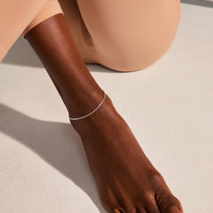 Parisa Ankle Chain - Silver | Pilgrim