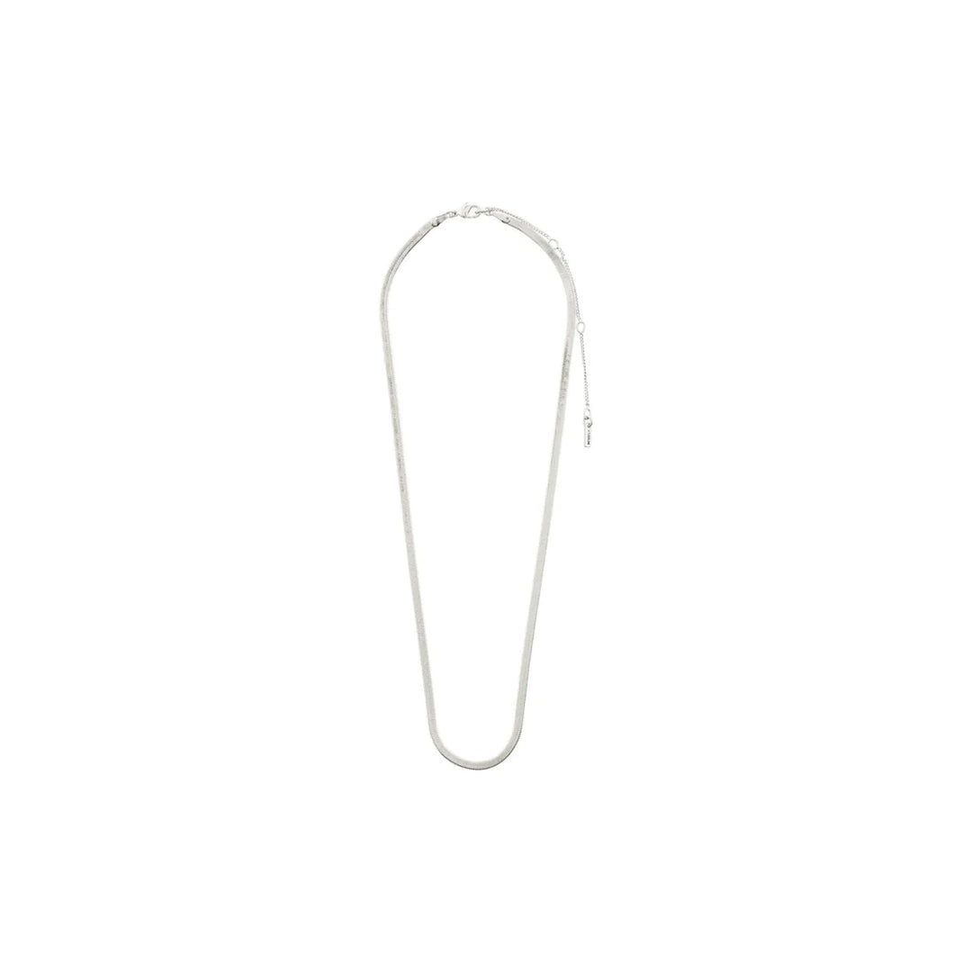 Joanna Flat Snake Chain Necklace - Silver | Pilgrim