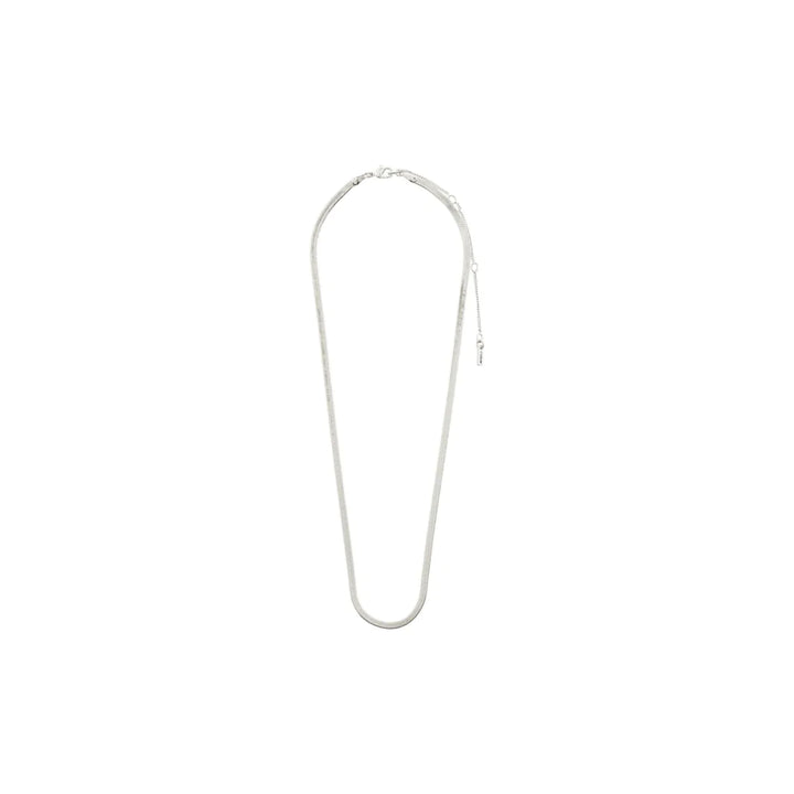 Joanna Flat Snake Chain Necklace - Silver | Pilgrim