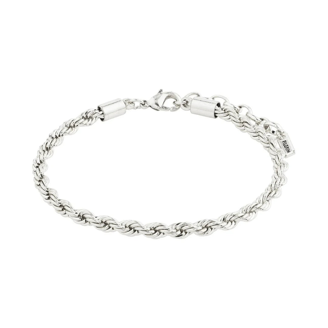 PAM Twisted Rope Chain Bracelet in Silver | Pilgrim