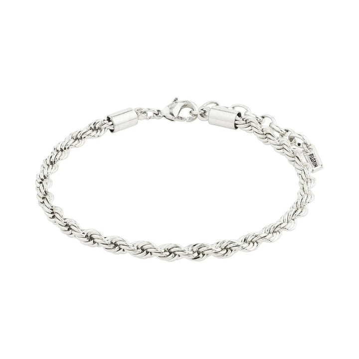 PAM Twisted Rope Chain Bracelet in Silver | Pilgrim