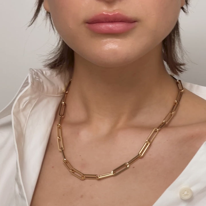 Andi Slim Chain - Gold | Jenny Bird