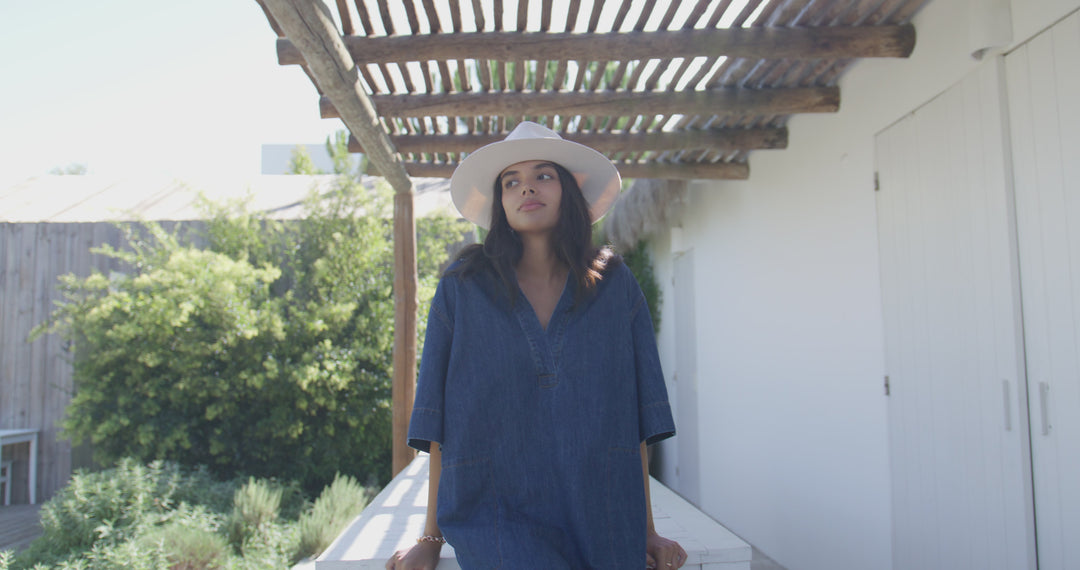 Evelina Denim Dress | Gentle Fawn