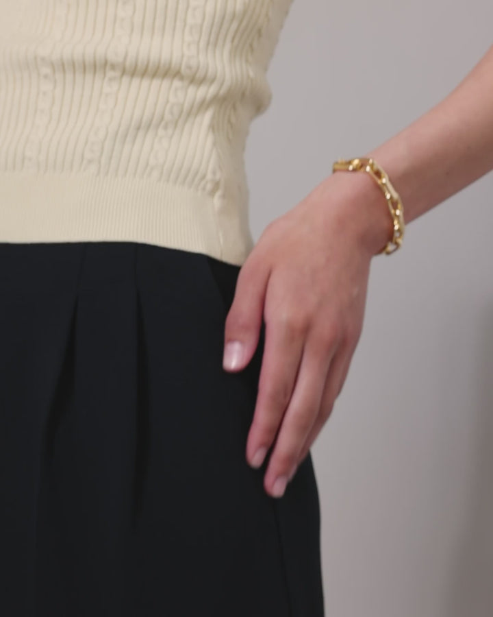 Bracelet Andi Slim - Bicolore | Jenny oiseau 