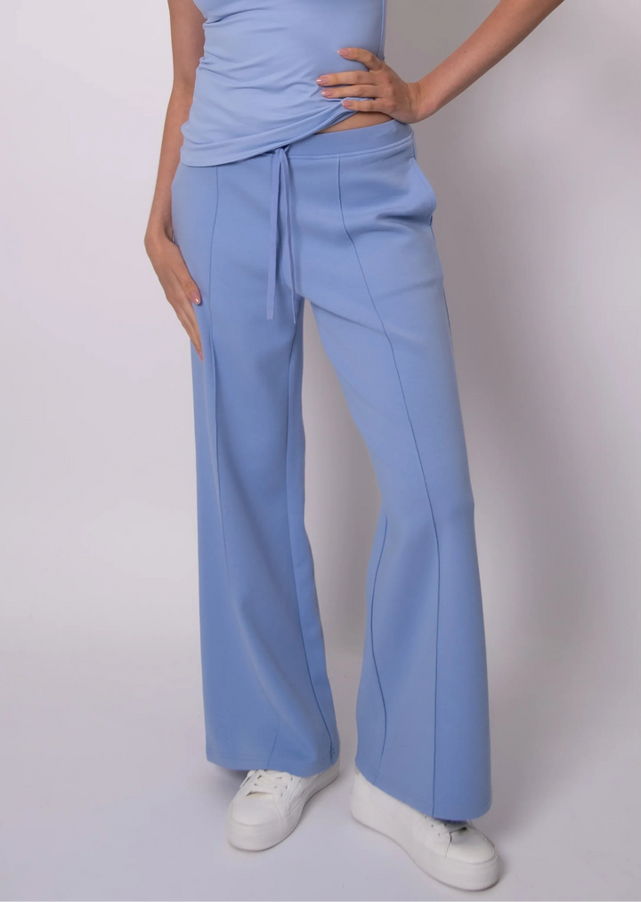 Pantalon en maille douce Prida - Rouge bordeaux | RD STYLE