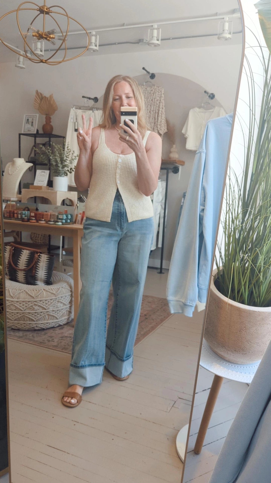 Morgan Cuffed Wide Leg | Liverpool