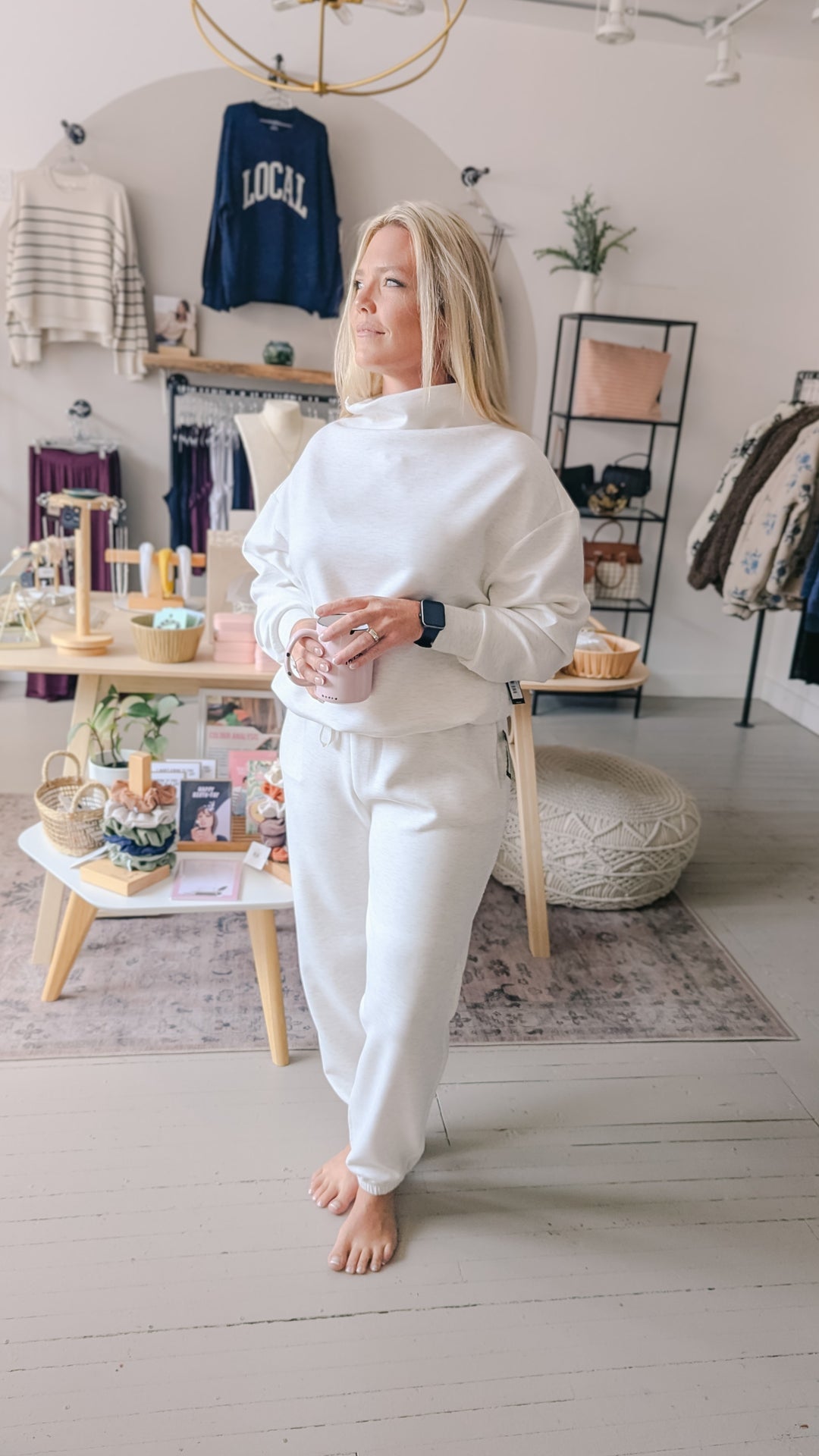 Josie Soft Knit Pant - Ivory | RD STYLE