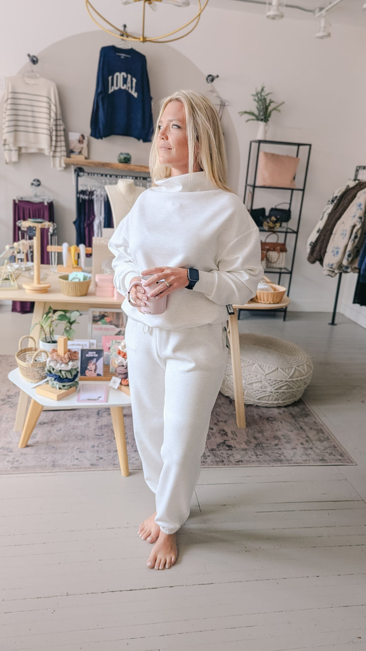 Josie Soft Knit Pant - Ivory | RD STYLE