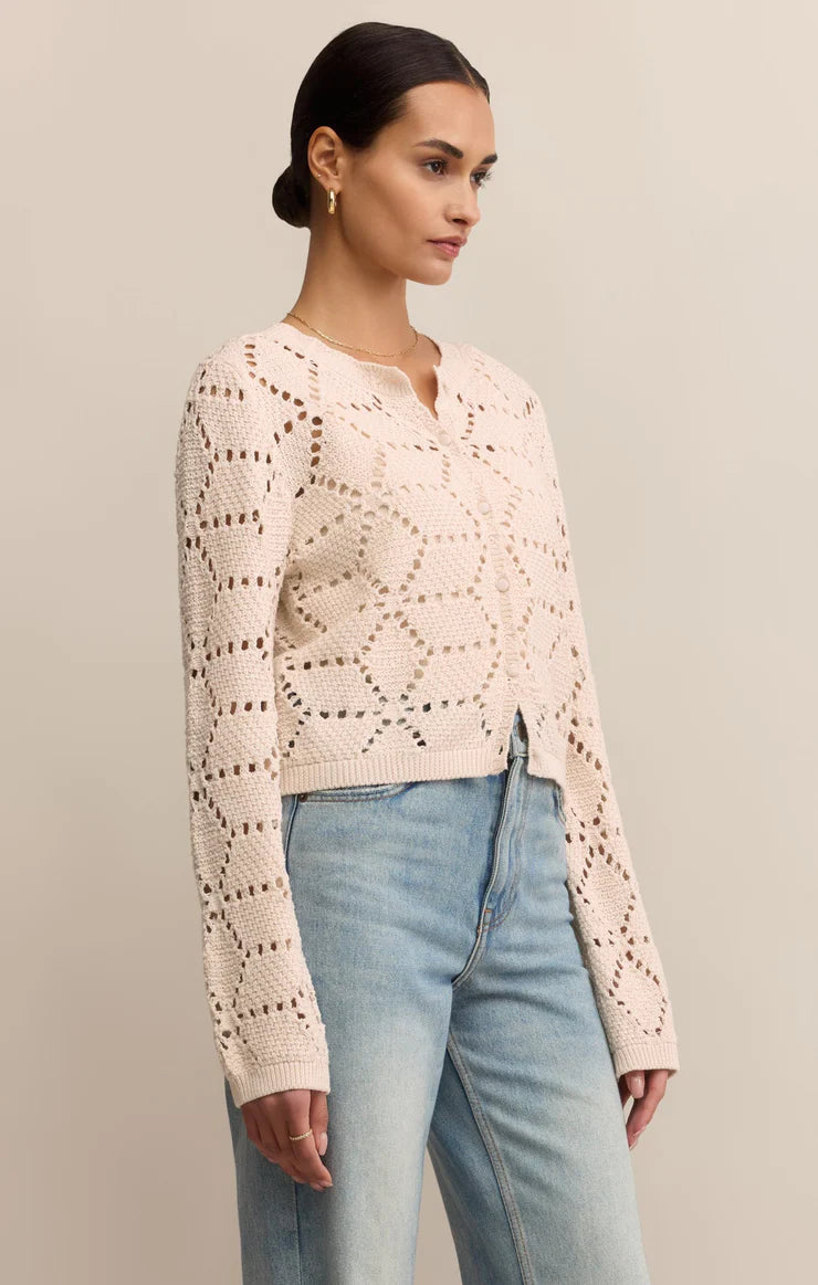Rosalyn Diamond Sweater Cardigan | Z Supply - Clearance