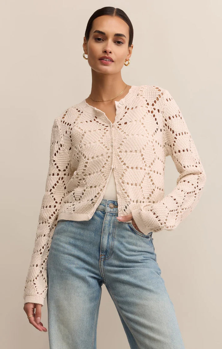 Rosalyn Diamond Sweater Cardigan | Z Supply - Clearance