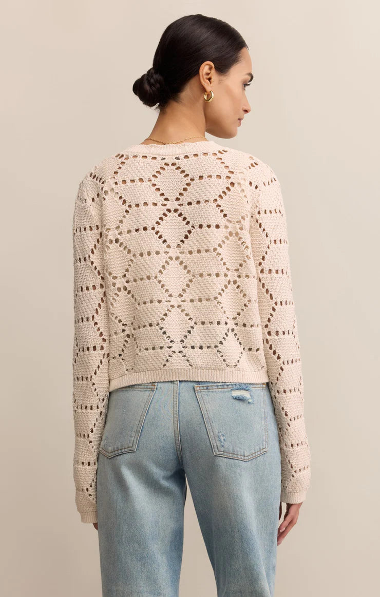 Rosalyn Diamond Sweater Cardigan | Z Supply - Clearance