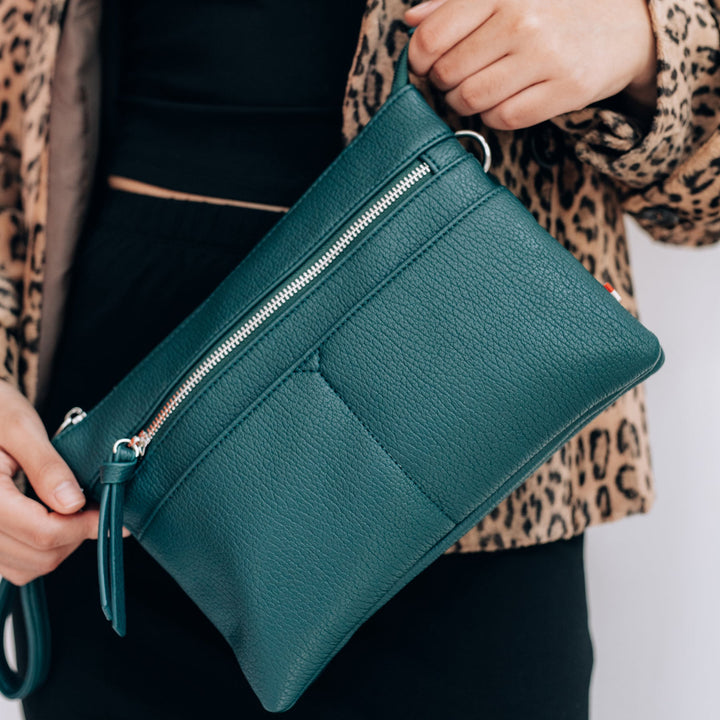 The 'SARA' Crossbody/Clutch - Deep Sea | Co-Lab