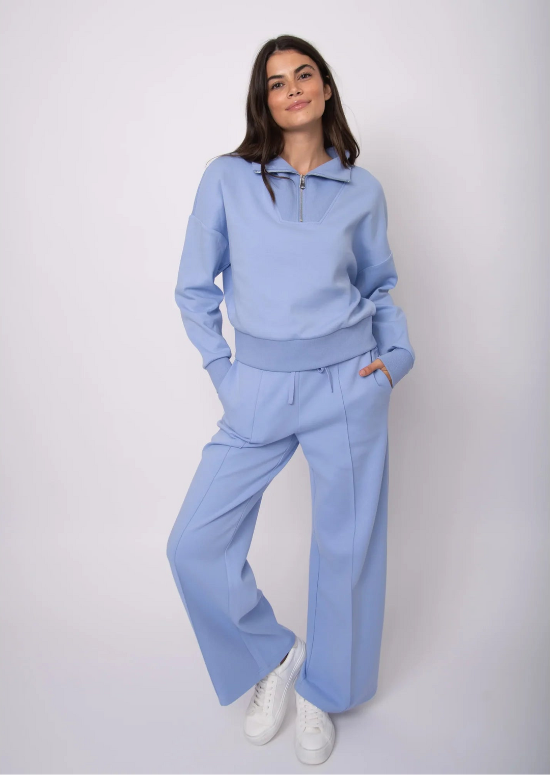 Pantalon en maille douce Prida - Rouge bordeaux | RD STYLE