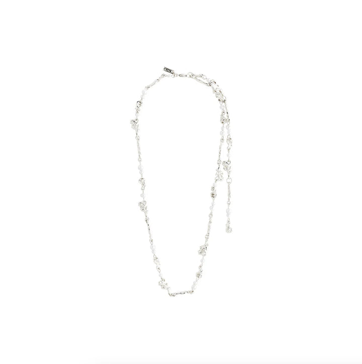 Sloan Pearl Necklace - Silver | Pilgrim