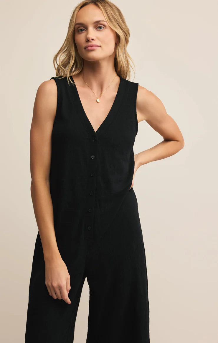 Solace Textured Slub Jumpsuit | Z Supply - Clearance