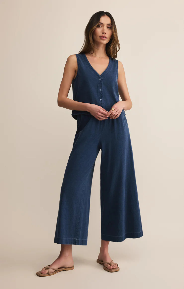 Solace V-Neck Jersey Denim Tank | Z Supply