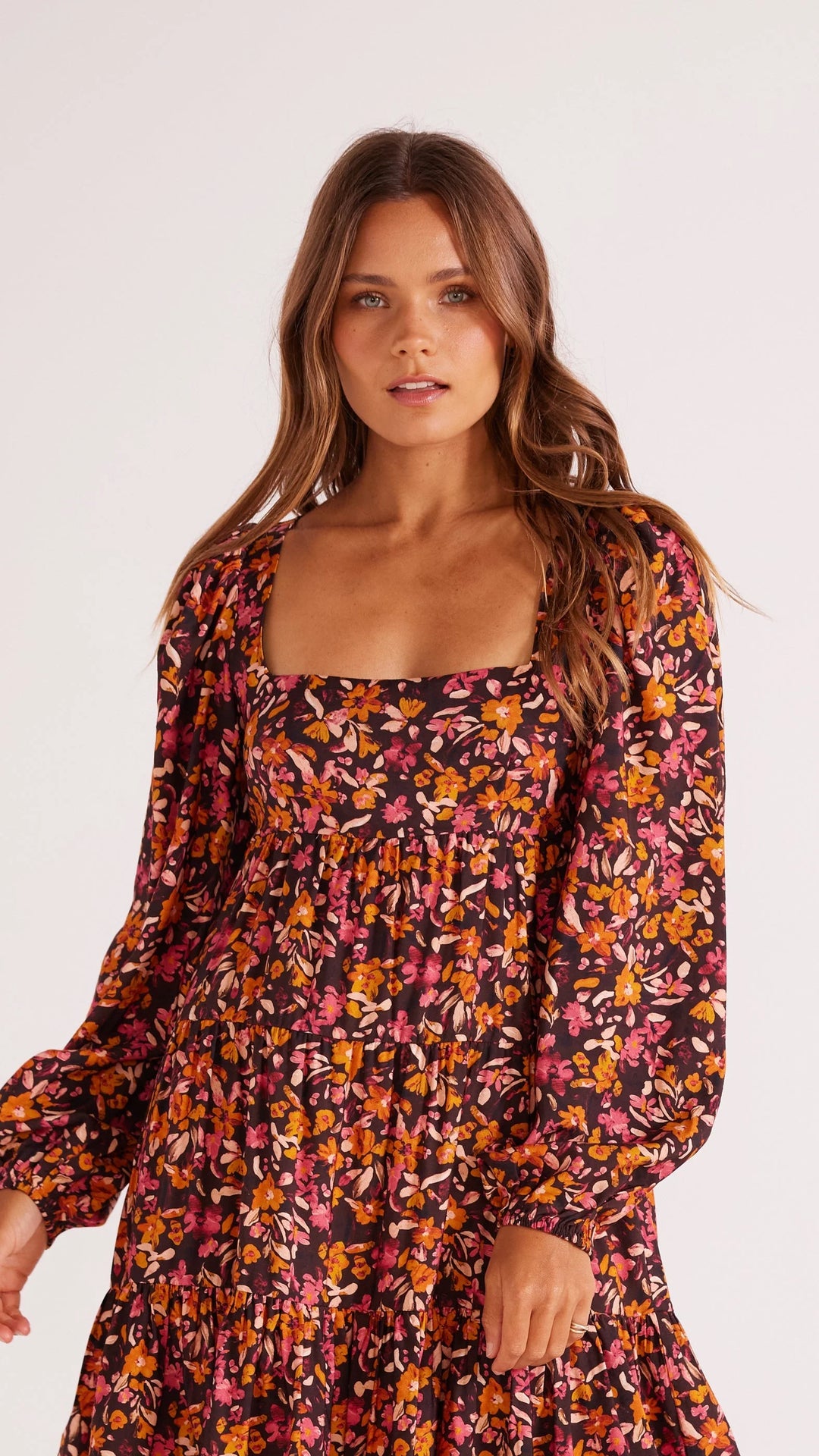 Mini-robe nouée au dos Sorrento - Floral | Minkpink