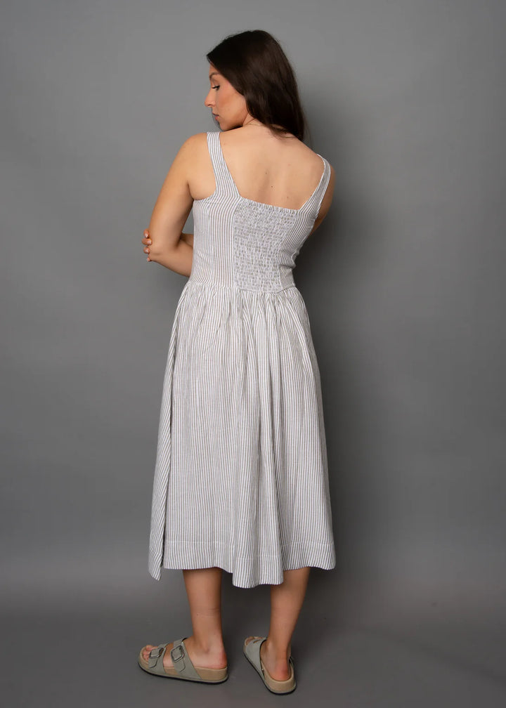 Belle Striped Midi Dress | RD Style