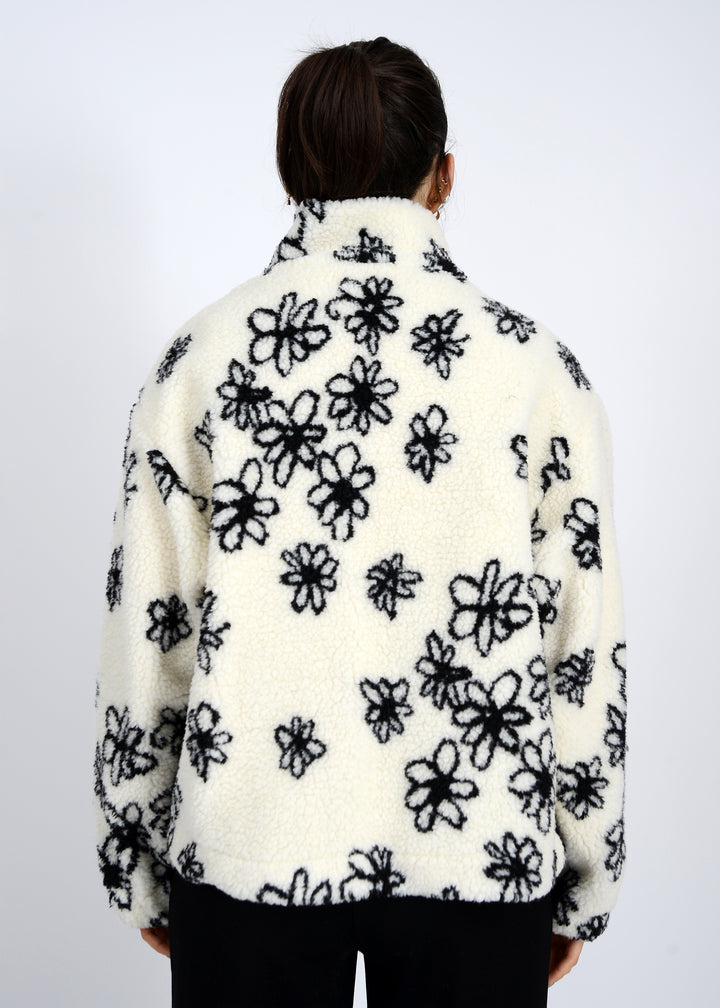 Whistler Sherpa Jacket - Black Floral | RD STYLE