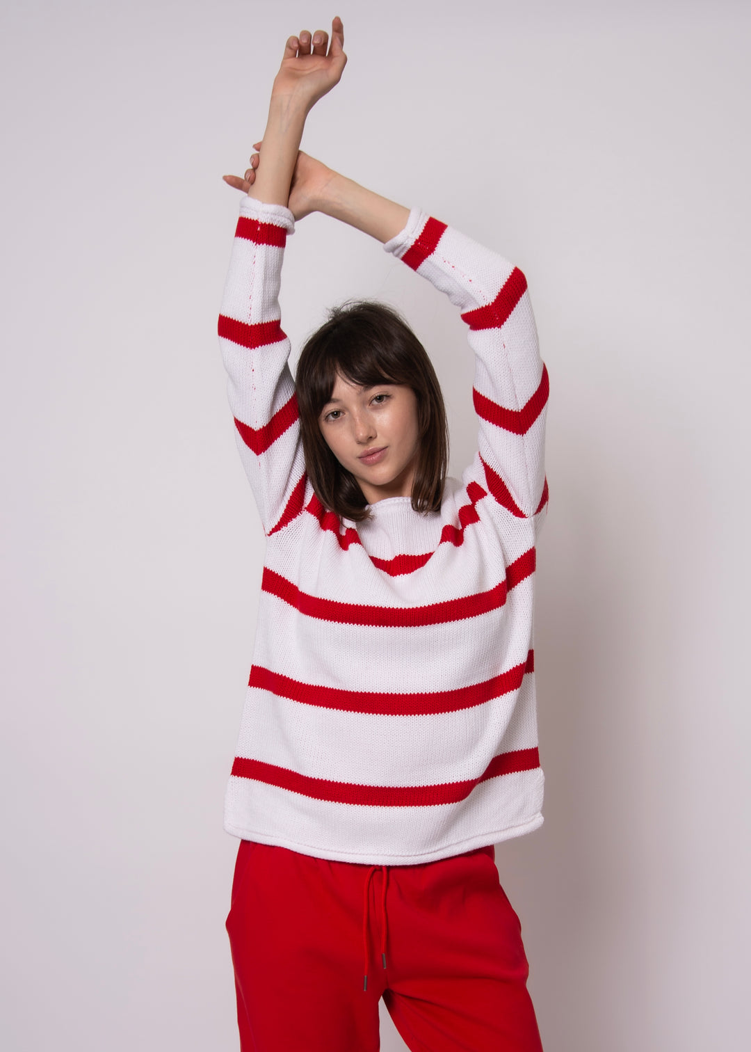 Kiri Stripe Knit Top | RD Style