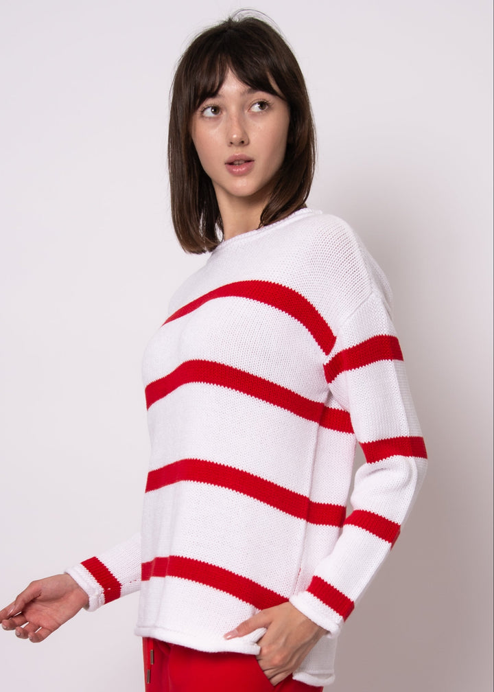 Kiri Stripe Knit Top | RD Style