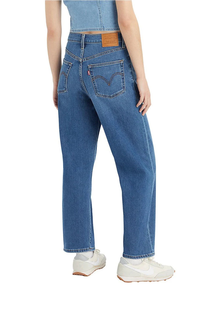 Ribcage Straight Ankle Jeans - Hitzig Mid | Levis - Clearance