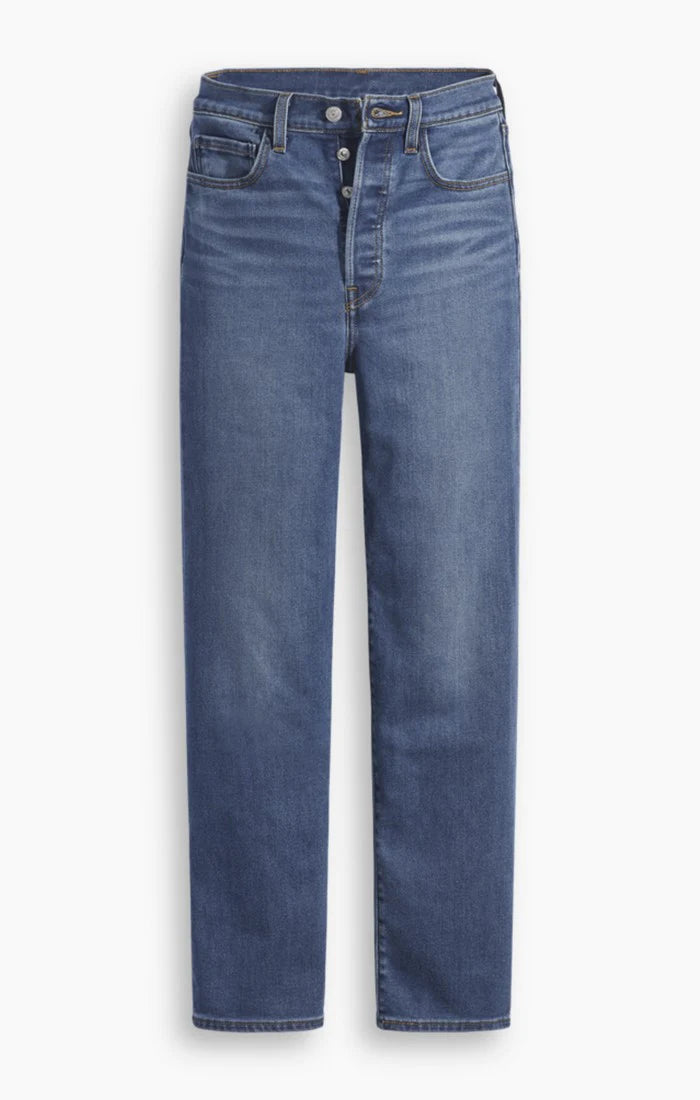 Levi's - High Waisted Ribcage Straight Ankle Jeans in Jazz Jive