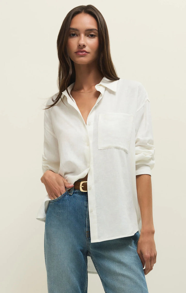 Alfie White Button Up Shirt | Z Supply