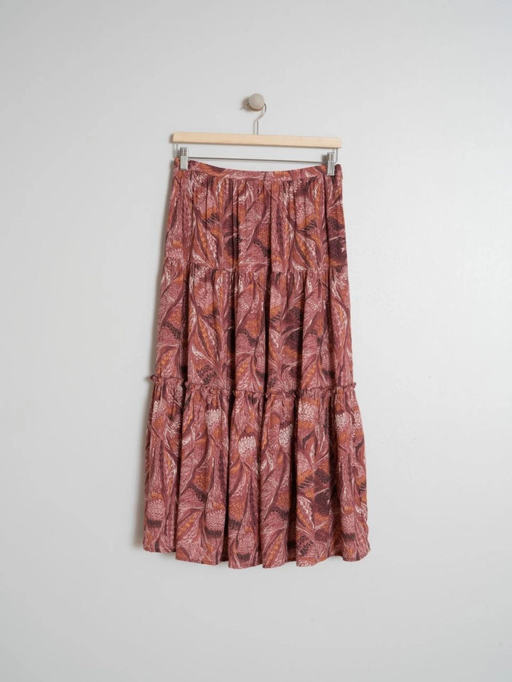 Marble Print Skirt - Burdeos | Indi & Cold - Clearance