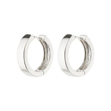 Create Recycled Hoop Earrings - Silver | Pilgrim