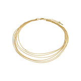 Pause Recycled Ankle Chain - Gold | Pilgrim