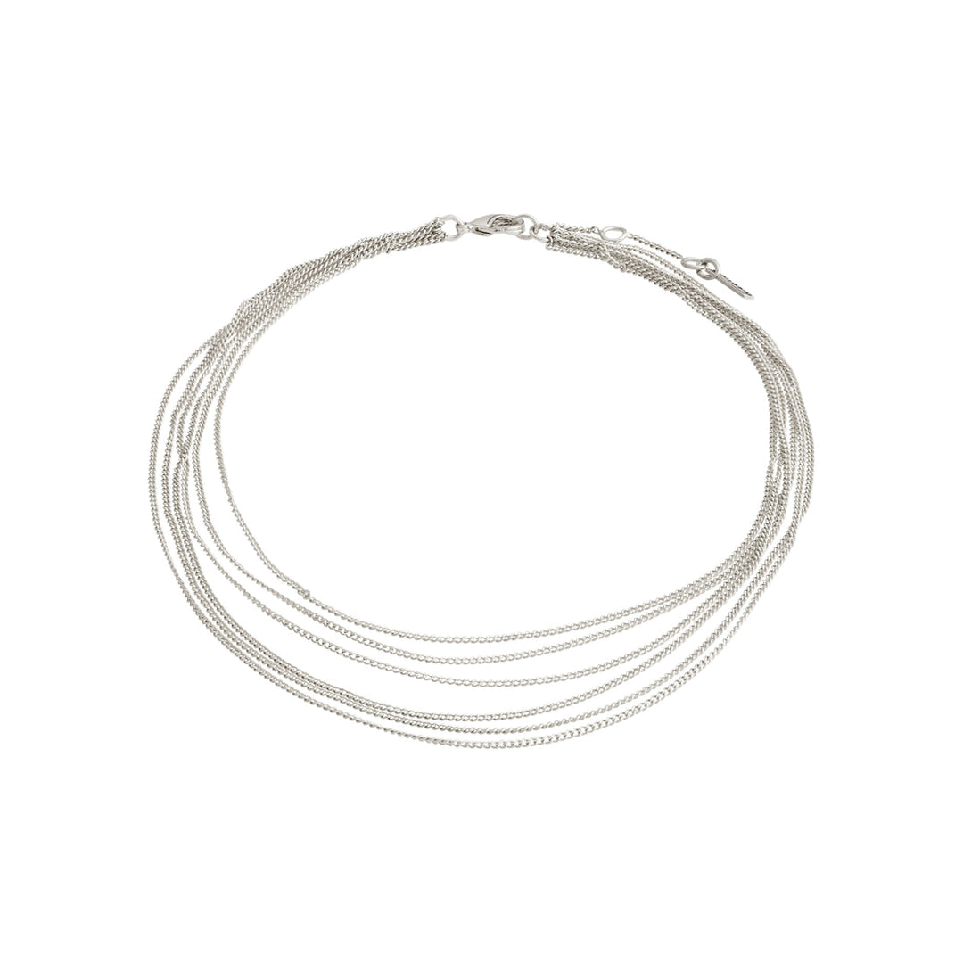 Pause Recycled Ankle Chain - Silver | Pilgrim