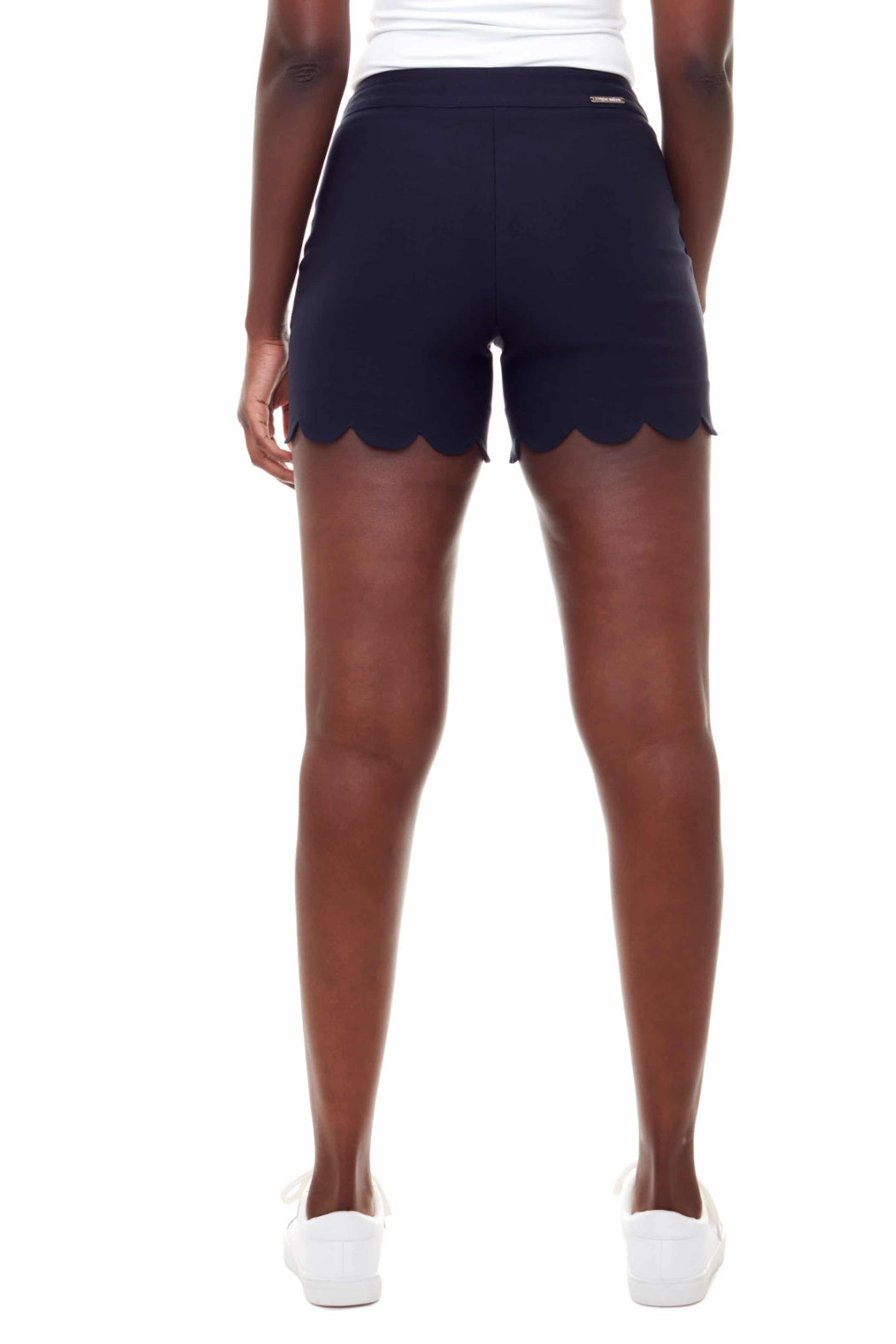 Taylor Scalloped Techno Short - Navy | ILTM - Clearance