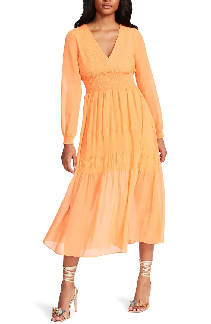 Nylah Dress - Amber Orange | BB Dakota by Steve Madden - Clearance