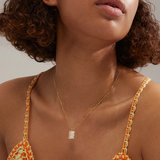 BE Crystal Pendant Necklace - Gold | Pilgrim