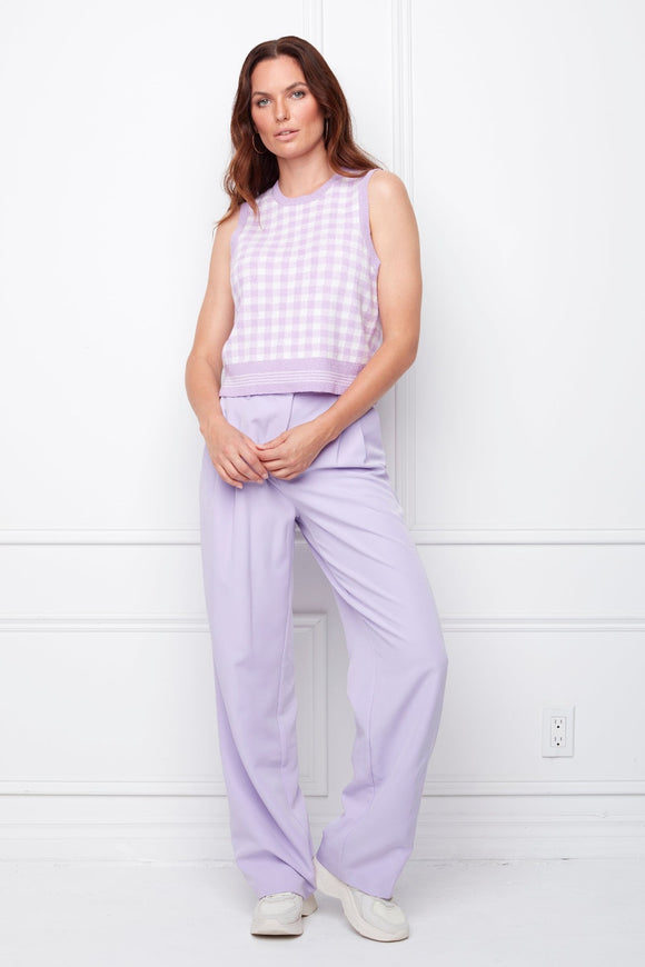 Brynn Pleated Pant - Lavender | RD Style - Clearance