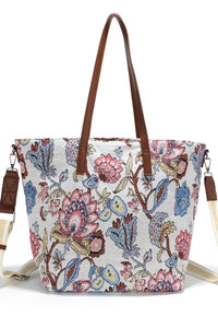 The 'Reverie' Tote - Light Floral | Colab