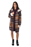 Abby Plaid Shacket - Brown | RD Style - Clearance