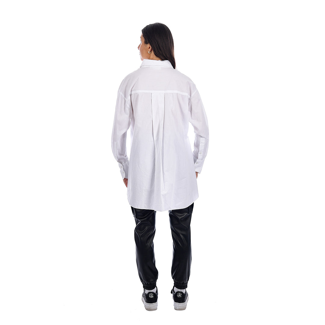 Addison Poplin Oversize Shirt - Dune | RD Style - Clearance