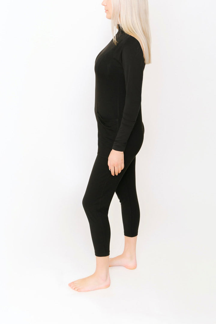 The Audrey Romper In Midnight Black | Smash & Tess - Clearance
