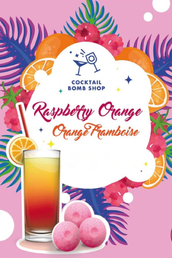 Bombe cocktail - Framboise Orange