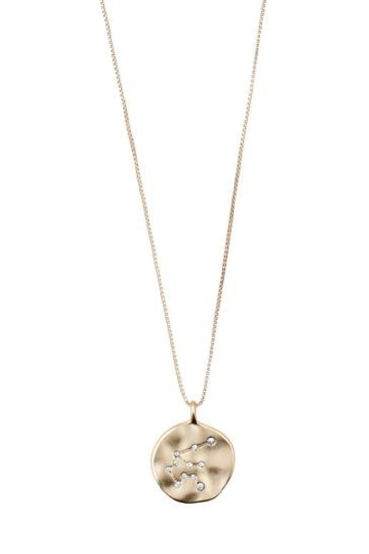 Horoscope Necklace Aquarius - Gold | Pilgrim