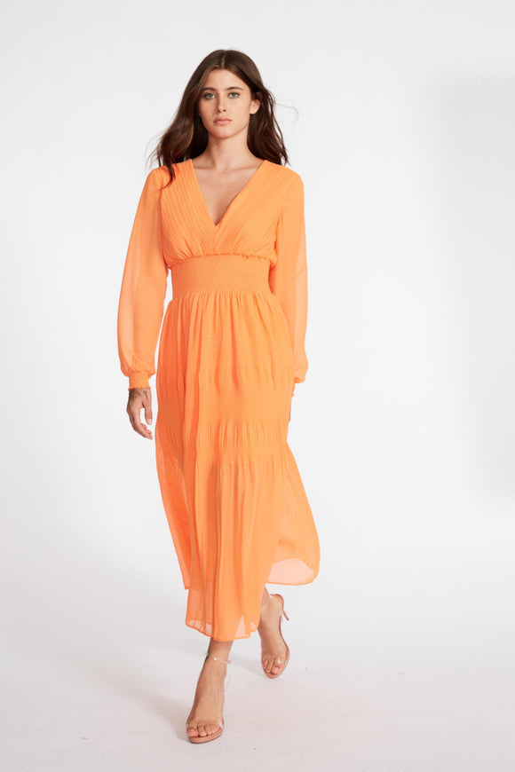Nylah Dress - Amber Orange | BB Dakota by Steve Madden - Clearance