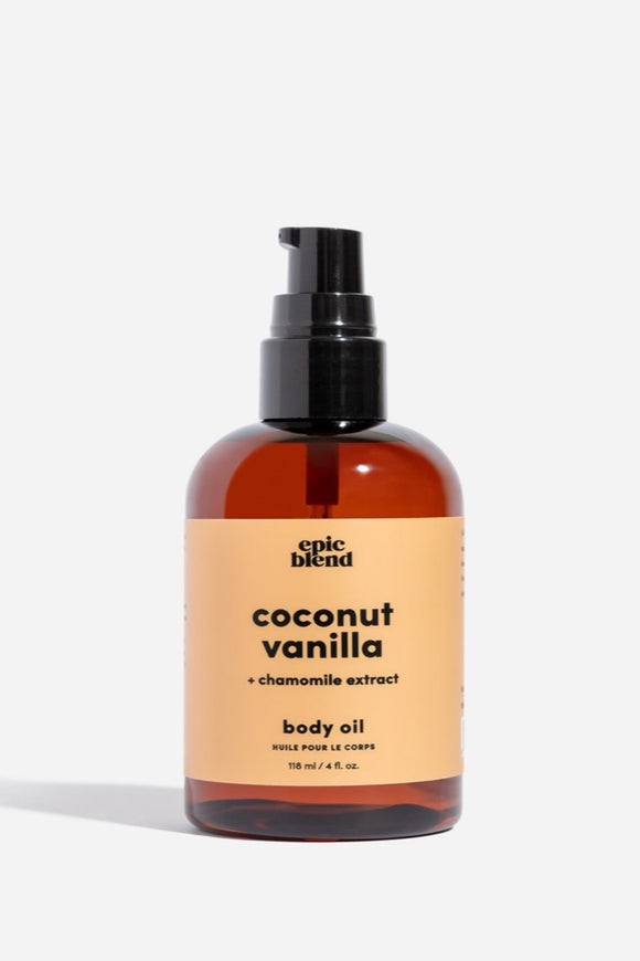 Coconut Vanilla Body Oil | Epic Blend