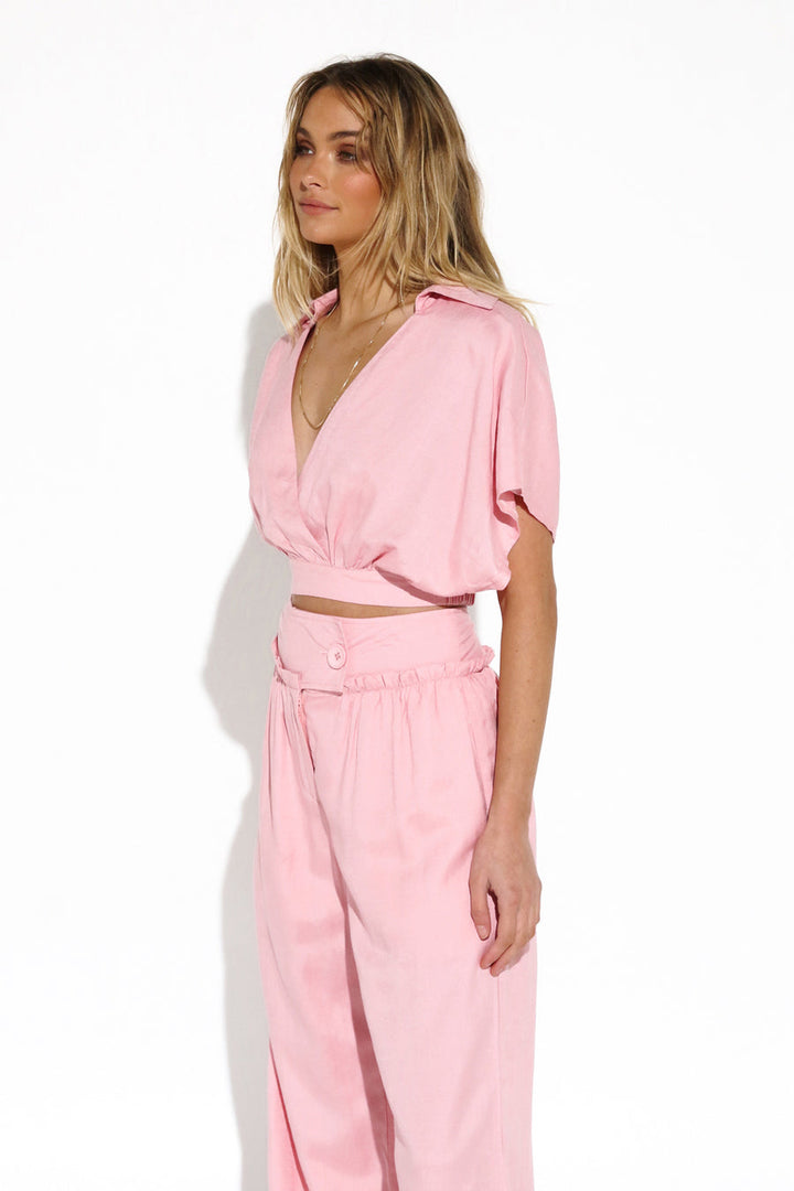 Emma Top - Pink | Madison The Label - Clearance