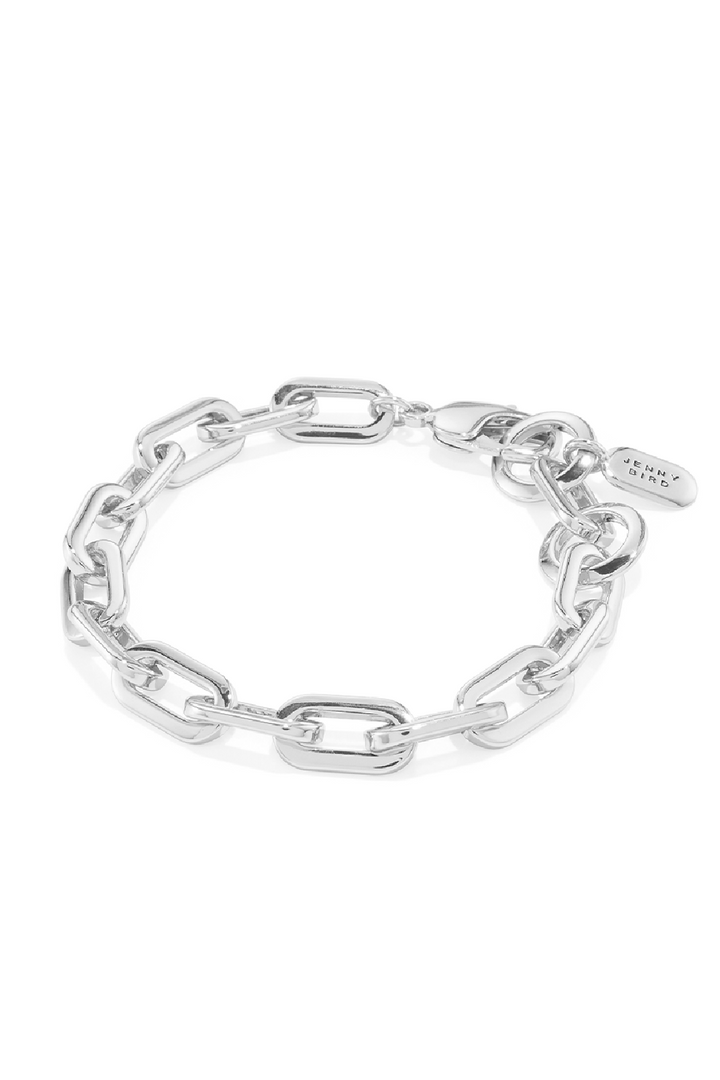 Toni Link Bracelet Small - Silver | Jenny Bird