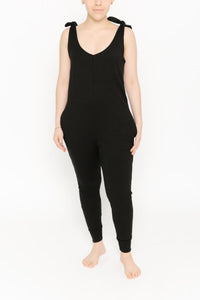 The Knot Your Average Romper In Midnight Black | Smash + Tess